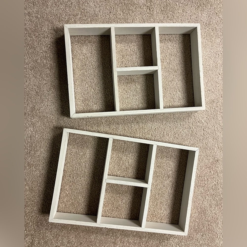 Wood Shelves White - Bullseye's
